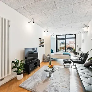 Lit Living - Luxus Loft - Box Spring - Air Con - Bbq - Panorama , City Airport Mannheim Deutschland